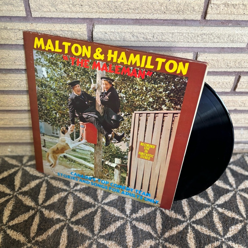 70's "The Maleman" Record - Malton & Hamilton Album - 70's Canadian Comic Duo